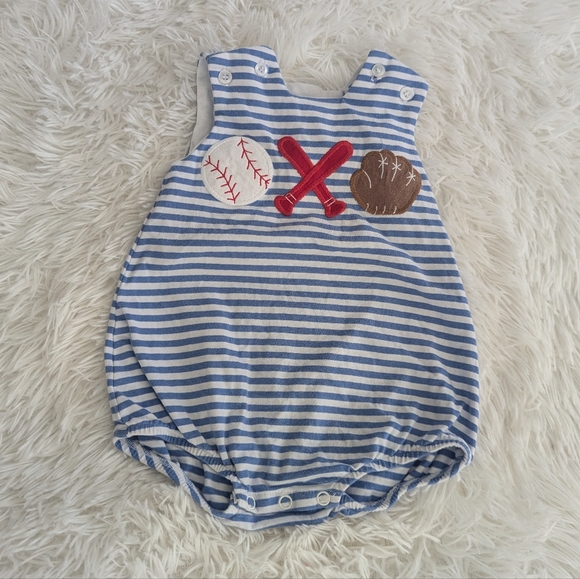 Bailey Boys Baseball Knit Bubble 6 Months - Picture 1 of 4
